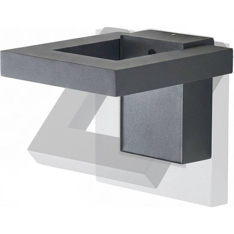 LED Wandleuchte außen "Orbin" aus Aluminium von Lindby