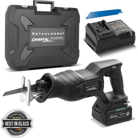 STAHLWERK Akku-Säbelsäge BRS-20 ST mit 20 Volt, 4 Ah Li Ion Akku, 0-2600 U/min (1/5)