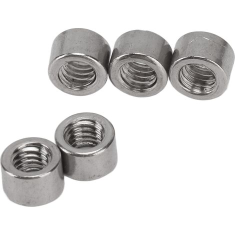 50 écrous de raccordement ronds M4x0,7, longueur 4 mm, en acier inoxydable 304, robustes, pour la maintenance (1/5)