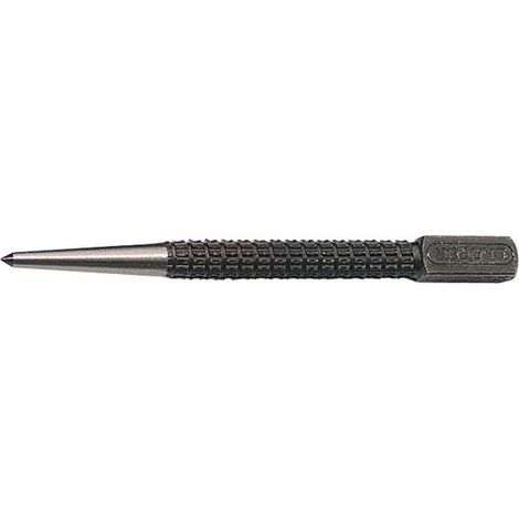 Poinçon central 3 x 100 mm  Diamètre de la pointe 3 mm  Outil de corps moleté  Outils de marquage en acier au carbone  Extrémités polies  84464