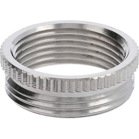 LAPP Adapter PG/M von PG21x1,588 auf M25x1,5 MZM-PG/M rund mit Rändel Messing (CuZn) vernickelt Farbe silber - 1 Stück (1/2)