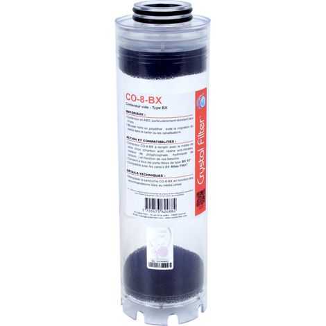 Conteneur vide 10'' BX - Compatible Atlas Filtri® - Crystal Filter® CO-8-BX (1/4)