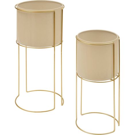 Fioriera zigy oro 28x28cm - Atmosphera créateur d'intérieur