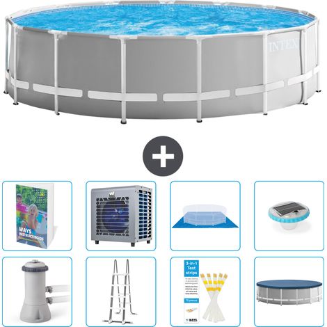 Intex Piscina Prism Frame Rotonda - 457x122 cm - 9-pezzi  S523 (1/4)