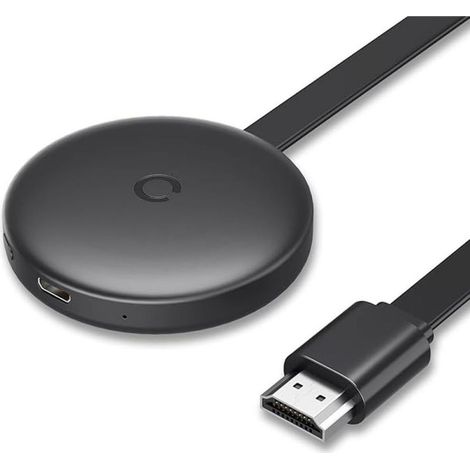 Adaptateur sans fil pour téléviseur, dongle Wi-Fi HD Miracast 2,4 GHz, adaptateur d'affichage HiFi pour ordinateur portable, téléphone, tablette Android/OS/Windows/Mac OS, vers moniteur/projecteur PC (1/5)