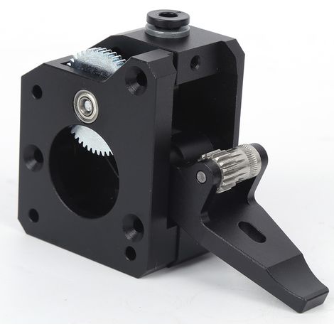 Zahnradextruder aus Aluminiumlegierung mit doppelter Zuführung, 3D-Druckerzubehör mit 1 Satz Installationskits (1/5)