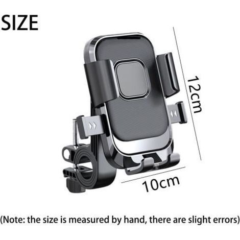 Support Téléphone Vélo,360° Rotation Support Téléphone Moto Anti-Vibrations,Porte Telephone Velo Guidon,pour Smartphone 7.7'"- 7.2'"