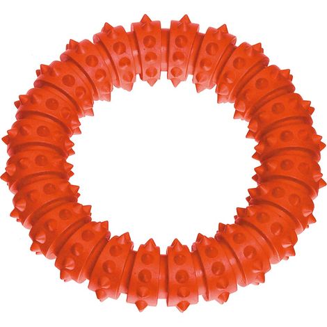 Karlie Boomer - Anello in Gomma, Misura Grande, Colore: Arancione