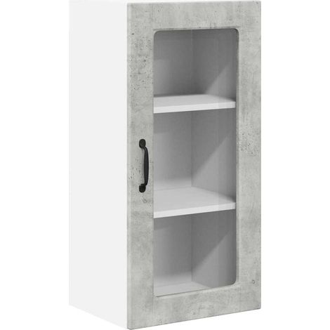 Meubles de Rangement,Armoire de cuisine Gris béton 40 x 31 x 80 cm Bois d'ingénierie CFW359927 (1/5)