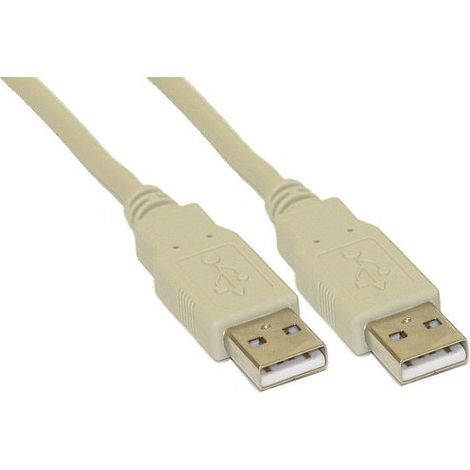 Câble USB 2.0 de panneau Type A male / male - 2 m