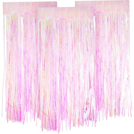 Rideaux Franges Mtallises Irises Toiles De Fond Arc Ciel (1/5)