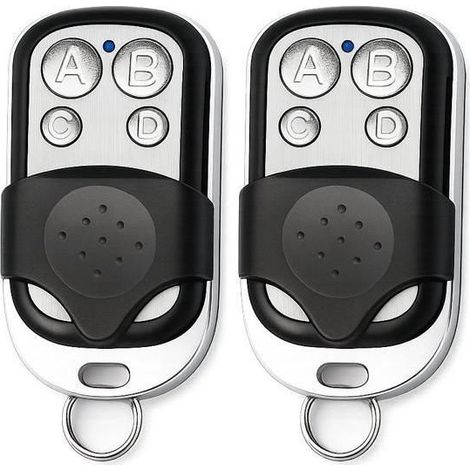 Fernbedienungen für Kopierer – STRAßE TECH – 2er-Pack – Funkfrequenz 433,92 MHz – 4-Kanal-Festcode – 27A 12V-Batterie (1/5)