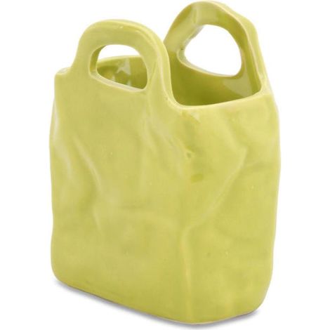 Dekorative Vase „Green Accent“ mit rutschfesten Pads (1/3)