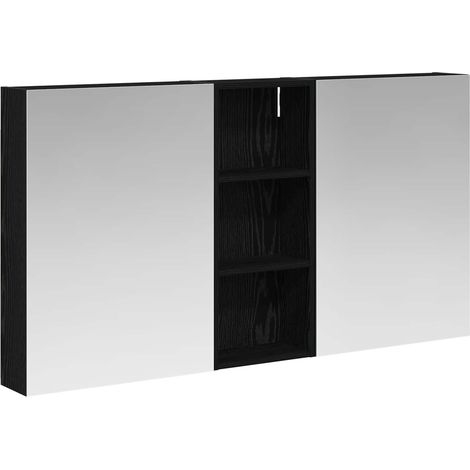 Maison Exclusive - Set di Armadi da Bagno con lo scaffale 3 pcs 130 x 14,5 x 70 cm