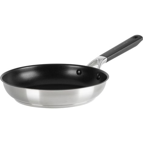 KitchenAid - KA-Classic Stainless Steel OpenFrypan - Silver - 24 cm