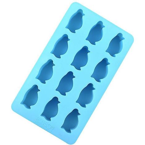 Lustige pinguinförmige Silikon-Schokoladen- und Eiscremeform mit 12 Mulden (1/5)