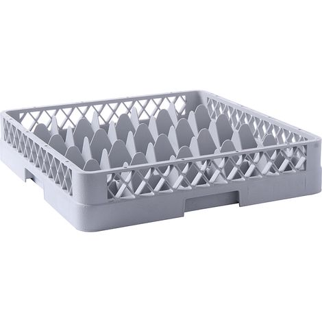 Panier lave-vaisselle pour verres et verres, 25 pièces, 50 x 50 cm - Hendi 877036