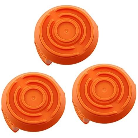 Lot de 3 caches de bobine pour Worx WA6531 GT WG150 WG151 WG152 WG153 WG154 WG155 WG156 WG157 WG160 WG163 WG165 WG165 WG17. 0 WG175 WG180 Coupe-bordures