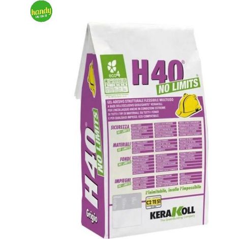 H40 No Limits Kerakoll Grigio 5Kg