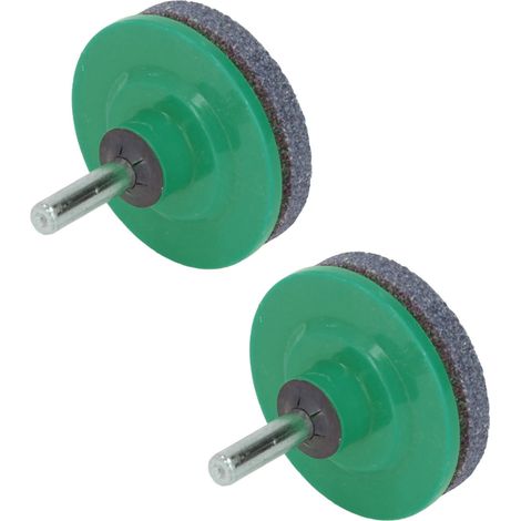 Affûteurs de lames de tondeuse à gazon en acier inoxydable et ABS, accessoires de perçage pour jardin et cour, vert (1/5)