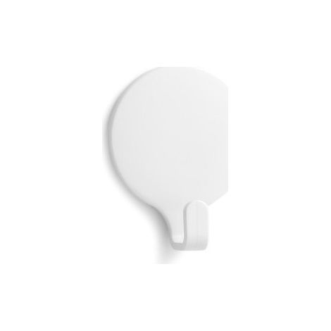 Colgador Hogar 53X42X17Mm Adhesivo Circular Plastico Blanco 2170-2+ Inofix 2