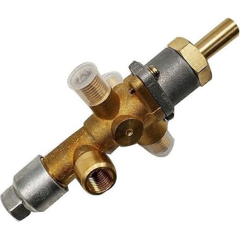 Kit de sécurité thermocouple compatible pour chauffage au propane (avec vanne en cuivre), pièces de rechange pour foyer au gaz (1/5)