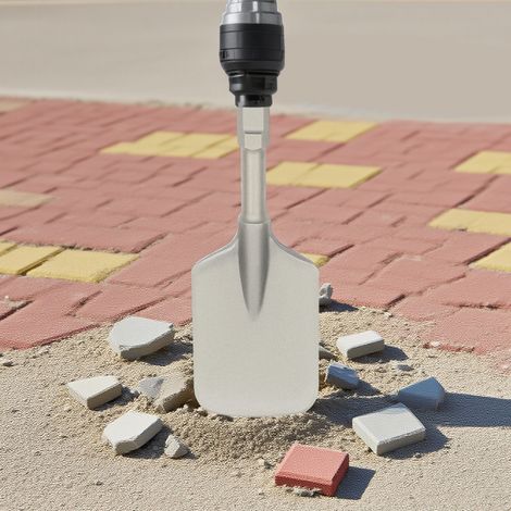 Hex Shank Shovel Spade Chisel Bit, Clay Spade Bit for Electric Jackhammer (1/5)