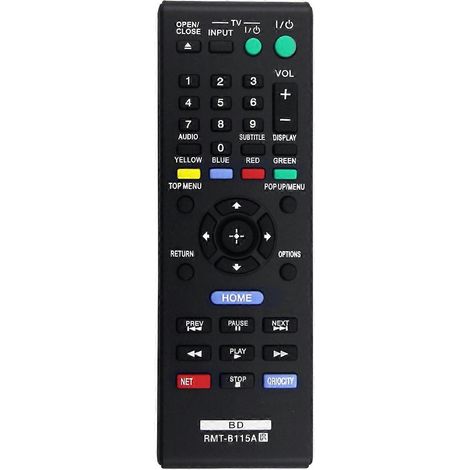 Télécommande de remplacement B115A pour lecteur Blu-ray/DVD (noire) (1/5)