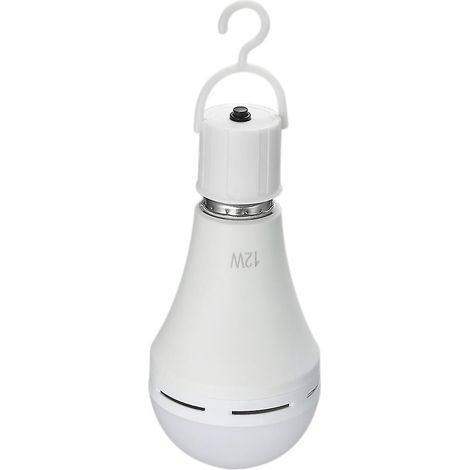 2er-Pack multifunktionale, wiederaufladbare 12-W-LED-Notlampen (entspricht 60 W, 6000 K, helles Licht)