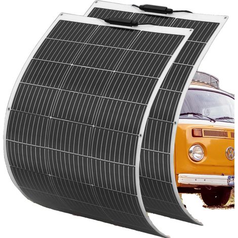 Panneau Solaire Flexible, Puissance Maximale de 100W, Design Léger (1/2)
