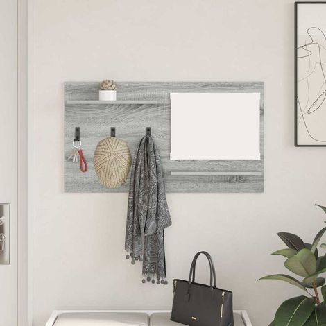 Wandmontierter nachttisch Graues Sonoma 90 x 10 x 50 cm