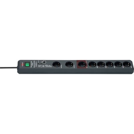 Brennenstuhl 1159490936 Main/Follow-Steckdosenleiste 8fach Anthrazit Schutzkontakt 1 St. (1/5)