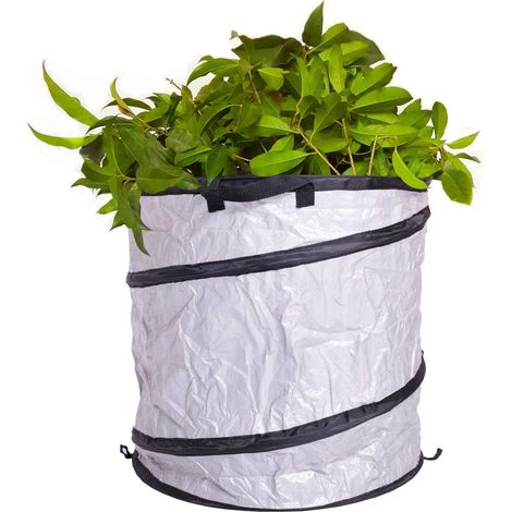 Sac à déchets de jardin 85L pliable et étanche, se tient debout pour feuilles et végétaux (1/5)