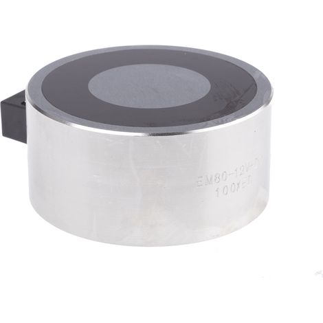Aimant de porte pour contrôle d'accès RS PRO 12V c.c., 2000N Diam 80mm ( Prix pour 1 ) (1/2)