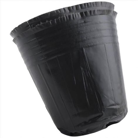 500 pots de pépinière en plastique pour la propagation des plantes, 8 cm x 8 cm (1/5)