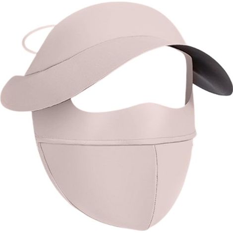 Mascarilla de protección solar Ice Silk,mascarilla facial completa refrescante para verano con orificios de ventilación y orejeras ajustables (1/3)