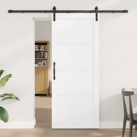 Puerta Corredera  83 x 202 cm Madera de Pino Maciza