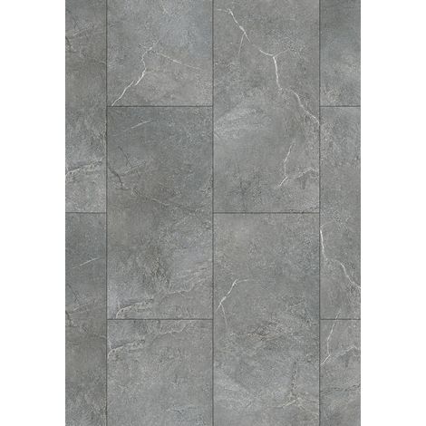 Mexen Silver Waves échantillon de panneaux vinyles 610 x 305 mm SPC 6,5 mm, sous-couche IXPE 1,5 mm, 4 V-Fuga, Pierre - F1144-S (1/2)