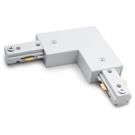 Connecteur en L pour rail biphasé blanc - DSC - Ledme - LM3252A (1/3)