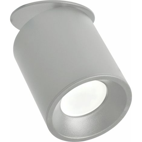 Spot encastré orientable Haron GU10 gris alu Polux (1/4)