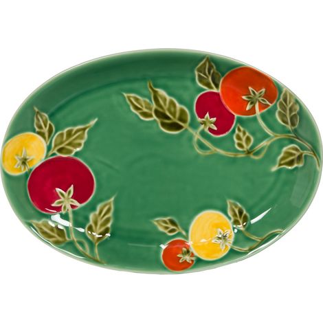 Table Passion - Plat ovale Pomodoro 35x24 cm