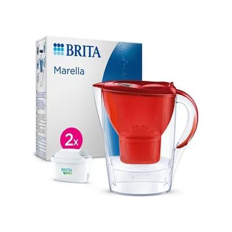 Brita Marella 1051500 Jarra filtrante Roja 2.4L