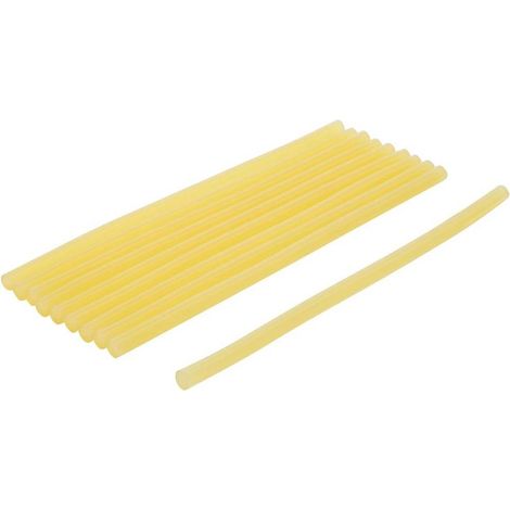 Bâtonnets de Colle de Rechange 10 pcs - 0,08 x 0,025 x 0,358 m - Compatible Art. 865, 8057 - Fixation Rapide - D-Work
