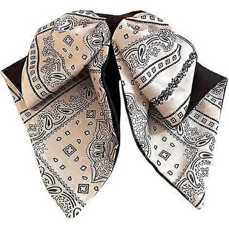 Pince à cheveux à motif nœud papillon pour chignon arrière, accessoire de coiffure rétro tendance 2025 (1/4)