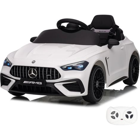 Voiture Électrique Enfants Mercedes-Benz CLE53 AMG 12V - Blanc (1/5)