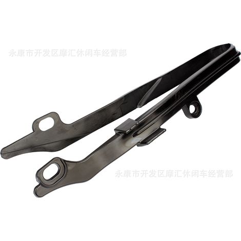 Kompatibel mit Honda CRF125R/250R CRF250X/450X, schwarze flache Gabel-Kettenführung aus Gummi, Kettenschutz aus Gummi (1/5)