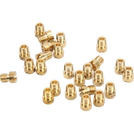 Kit de 25 gicleurs principaux pour carburateur Dellorto PHBG, référence 55-115 M5.