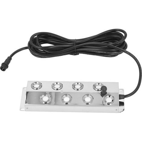 Ultrasonic misting system with 8 stainless steel heads (304), IP67 waterproof rating, 5m cable, 45-48V DC (1/5)