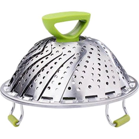 Panier vapeur pliable Lotus, ustensile de cuisine, panier vapeur pliable pour légumes-9inch (1/5)