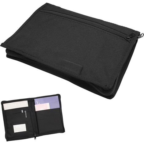 Oxford Cloth Glove Box Organizer Car Storage Case with Document Sleeves, Cards, Licenses and Accessories (1/5)